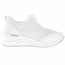 Remonte - Front Zip Wedge Shoes White - D0T07-80 4