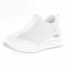 Remonte - Front Zip Wedge Shoes White - D0T07-80 2