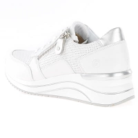 Remonte - Wedge Trainers White/Silver - D0T06-80 2