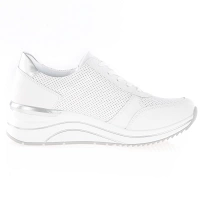 Remonte - Wedge Trainers White/Silver - D0T06-80 3