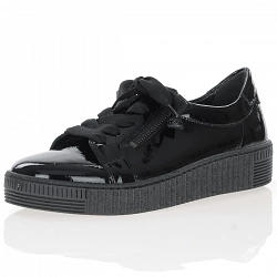 Gabor - Patent Leather Trainers Black - 334.97