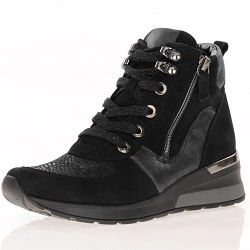 Waldlaufer - Lace Up Ankle Boots Black - 939H81