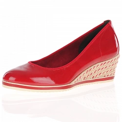Tamaris - Vegan Wedge Shoes Red - 22305