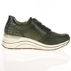 Remonte - D0T16-54 Wedge Trainers, Green Combi 4