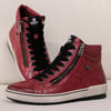 Remonte - D0772-36 Lace Up Ankle Boots, Dark Red 2