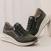 Remonte - D0T16-54 Wedge Trainers, Green Combi 2