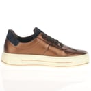 Ara - 23012 Canberra Platform Trainers - Metallic Mocca 3