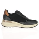 Ara - 57702 Garda Side Zip Trainers - Black Combi 3