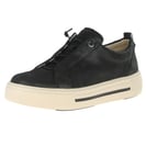 Caprice - 23709 Flatform Trainers - Black Shimmer 2