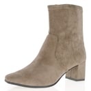 Caprice - 25354 Vegan Block Heeled Sock Boots Cafe 2