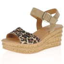 Gabor - Wedge Sandals Leopard Combi - 651.32 2