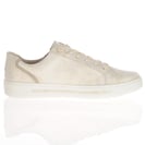 Jana - 23660 Flat Side Zip Trainers - Cloudy Gold 4