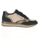 Jana - 23774 Vegan Side Zip Trainers - Black / Pewter 4