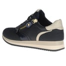 Jana - 23774 Vegan Side Zip Trainers - Navy 3
