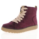 Jana - 25280 Vegan Lace Up Ankle Boots - Bordeaux 2