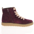 Jana - 25280 Vegan Lace Up Ankle Boots - Bordeaux 3