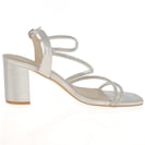 Lunar - Toulouse Block Heel Sandal, Silver 3