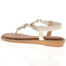 Lunar - Zentara Sandals, White 4