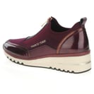 Marco Tozzi - 24780 Front Zip Trainers, Mulberry 3