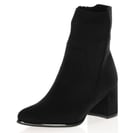 Marco Tozzi - 25392 Block Heeled Sock Boots Black 2