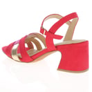 Marco Tozzi - 28341 Block Heel Sandals, Red Combi 4
