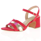 Marco Tozzi - 28341 Block Heel Sandals, Red Combi 2