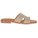 Oh My Sandals - 5858 Suede Mule Sandals, Taupe 4