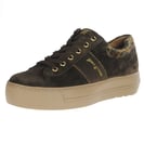 Paul Green - 5567 Suede Flatform Trainers, Brown 2
