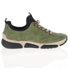 Rieker - 45973-54 Casual Laced Shoes - Green 4