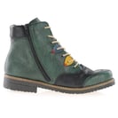 Rieker - 73510-90 Laced Ankle Boots, Green Multi 3