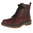Rieker - 78202-35 Flat Biker Boots, Dark Red 2