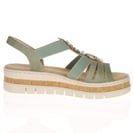 Rieker - V4949-52 Platform Sandals, Green 3