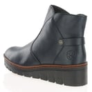 Rieker - X9164-14 Low Wedge Ankle Boots - Navy 3