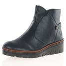 Rieker - X9164-14 Low Wedge Ankle Boots - Navy 2