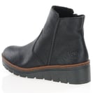Rieker - X9165-00 Low Wedge Ankle Boots - Black 3