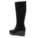 Susst - Becky Wedge Sock Boots Black Micro 3