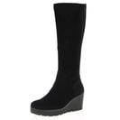 Susst - Becky Wedge Sock Boots Black Micro 2