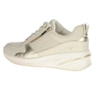 Tamaris - 23754 Side Zip Wedge Trainers, Ivory 3