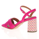 Tamaris - 28362 Block Heeled Sandals, Fuchsia 4