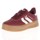 Xti - 144585 Vegan Flatform Trainers, Bordeaux 2