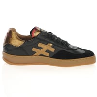 Another Trend - A0320385 Flat Trainers, Black/Dark Gold 3