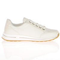 Ara - 24801 Osaka Side Zip Trainers Cream 3