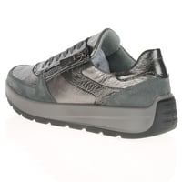 Ara - 25112 New York Side Zip Trainers - Graphite 3