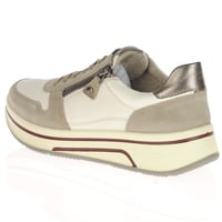 Ara - 27540 Sapporo Side Zip Trainers - Cashmere 3