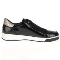 Ara - 34432 Side Zip Patent Shoes - Black 2