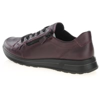 Ara - 54801 Osaka Side Zip Trainers, Merlot 2
