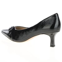 Caprice - 22402 Kitten Heel Patent Court Shoes - Black 2
