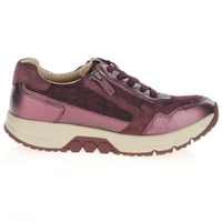 Caprice - 23722 Twin Zip Trainers, Bordeaux Comb 3
