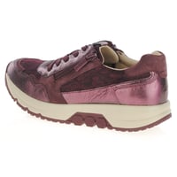Caprice - 23722 Twin Zip Trainers, Bordeaux Comb 2