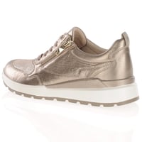 Caprice - 23760 Side Zip Trainers Taupe 3